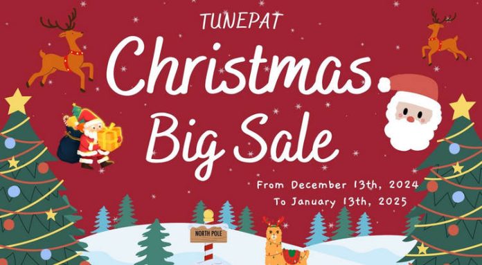 TunePat’s 2024 Big Christmas Deals — Up to 42% Off!
