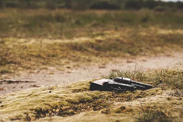gun-in-sand New Brighton - Alleged hijacker fatally shot, two arrested