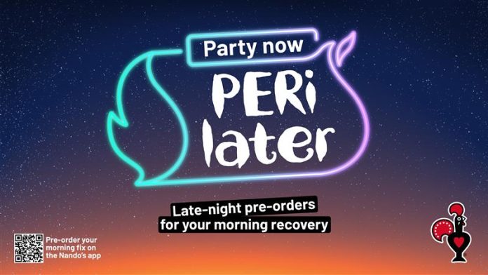 Party Now, PERi Later: Nando’s Has Your Morning Sorted After the Jol Party Now, PERi Later: Nando’s Has Your Morning Sorted After the Jol