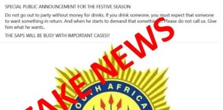 Suspects sternly warned not to mislead residents using SAPS logo on social media platforms