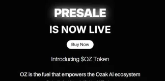 Ozak AI’s $OZ Token Presale: Buy Early And Win Rewards! Ozak AI’s $OZ Token. Now is your chance to join the presale early and earn rewards from the $1 million giveaway.