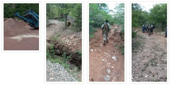 saps-20250106-1 Fourteen undocumented foreign nationals nabbed during illicit mining disruptive actions in Limpopo