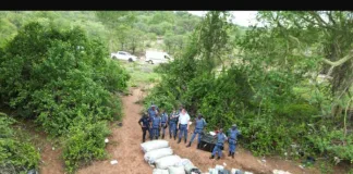Police thwart smuggling operation along Limpopo River and confiscate goods worth half a million