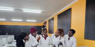 Forte Secondary School in Dobsonville - Renovated Science Lab
