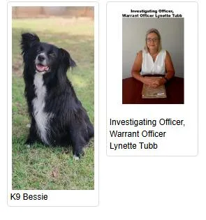 saps-20250220-1 Namaqualand K9 Bessie leads police officers to drug bust on N7 highway