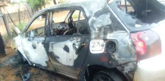 Police Officer’s private vehicle torched