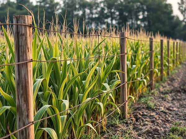 farm-fence-with-corn 4 Farm attacks, and no farm murders in South Africa, 1-15 March 2025