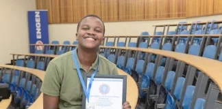 Salizwa Noji was awarded a bursary from Engen to studying chemical engineering