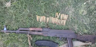 Two suspects arrested for possession of unlicensed AK47 rifles