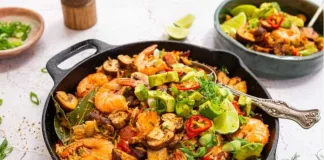 Prawn & Mushroom Jambalaya