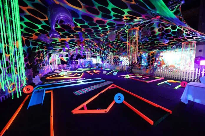 Putt Putt area at the Ocean Wanders Expereince - Rand Show