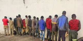 15 suspects netted for contravention of Immigration Act and for possession of gold-bearing material