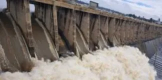 Bloemhof Dam water outflows reduced