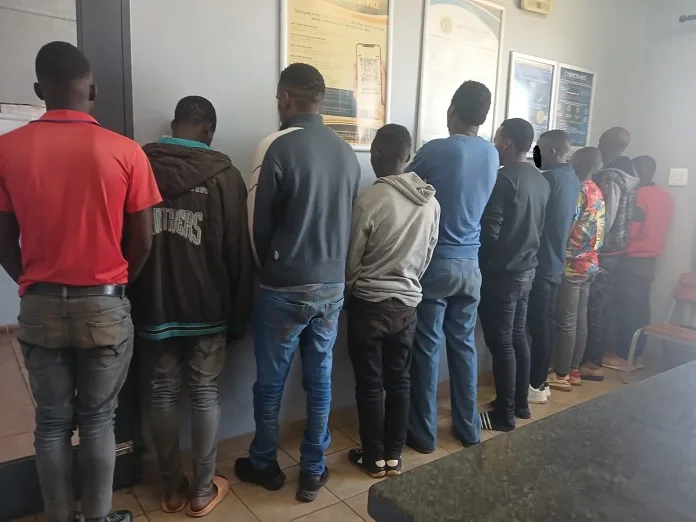1000104671 Mpumalanga Police Arrest 10 Undocumented Foreign Nationals in Operation Vala Umgodi
