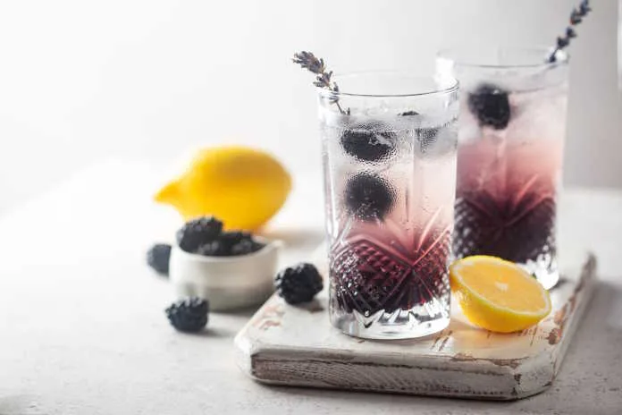 Fruit infused sparkling water