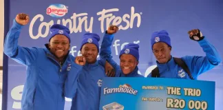 Farmhouse by Dairymaid Donates R20,000 to GAUTA BMX Team
