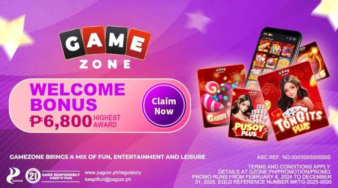 GameZone welcome bonus
