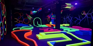 Neon Glow Mini Golf opens at Bedford