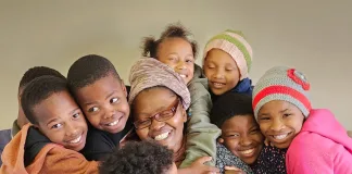 SOS Children’s Village Cape Town - Children with their mother