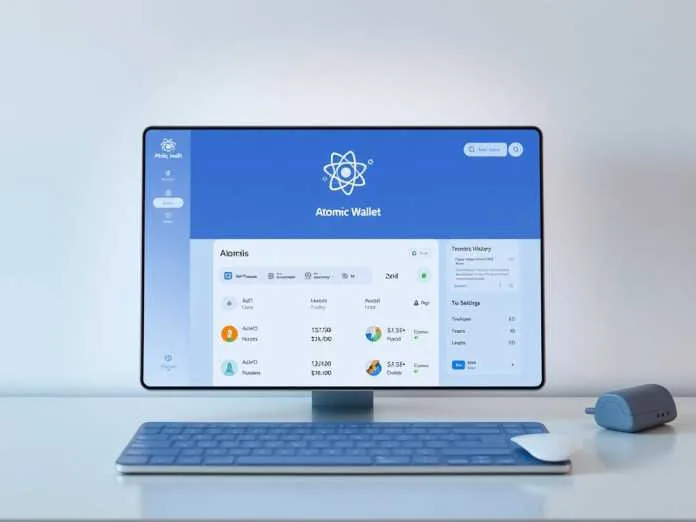 Atomic Wallet provides a clear and concise overview of your portfolio