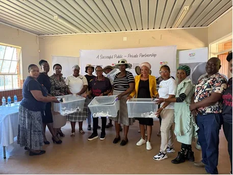 Community-members-from-Brits-in-the-North-West-receive-hygiene-products-following-the-educational-workshop-1 Community members from Brits in the North West receive hygiene products following the educational workshop