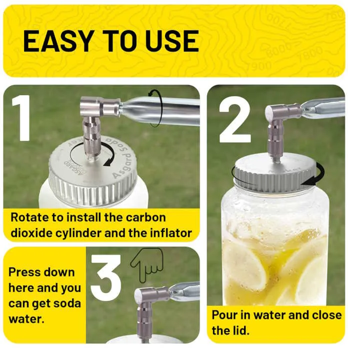 Gears Soda Maker Delivers Instant Sparkle Anywhere