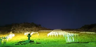 The white cross monument or Witkruis Monument for murdered white farmers. There is no Doubt That White South African Farmers are Targeted