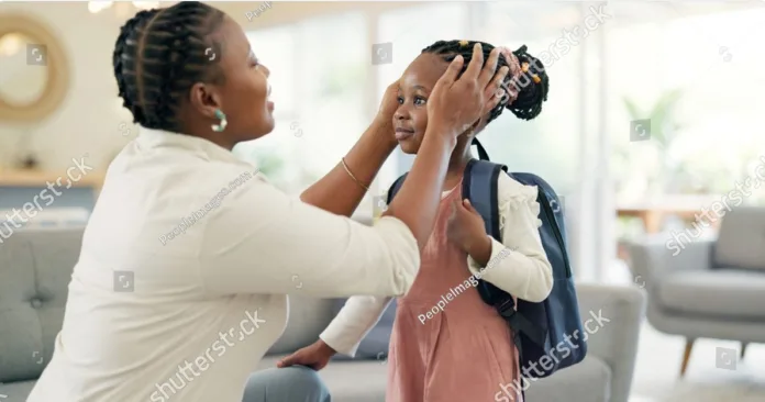 Mother-and-her-child Children have a natural ability to absorb language from a very young age