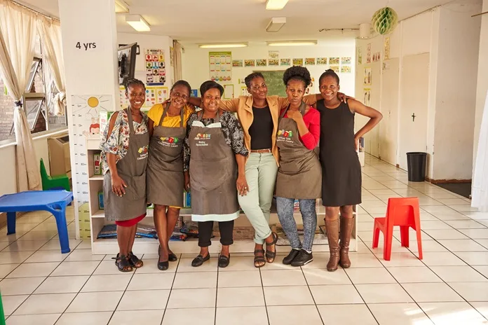 Staff of Springs Tots, an ECD Centre in Gauteng.