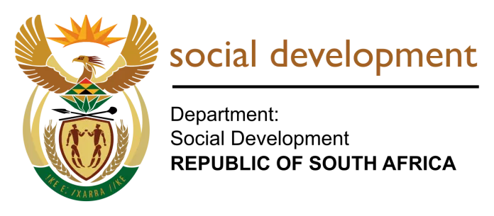 Department of Social Development leads national call to action on substance abuse and illicit trafficking