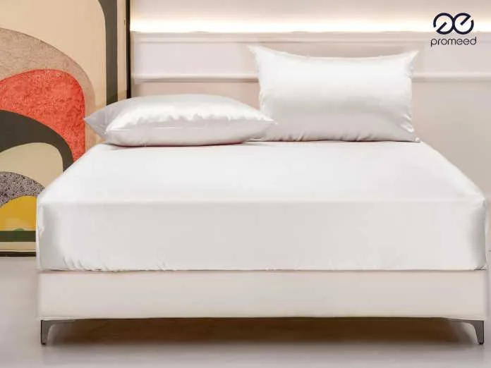 Silk bed sheets