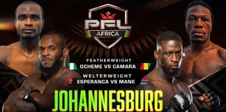 PFL has announced the full fight card for the second event of the inaugural season of PFL Africa