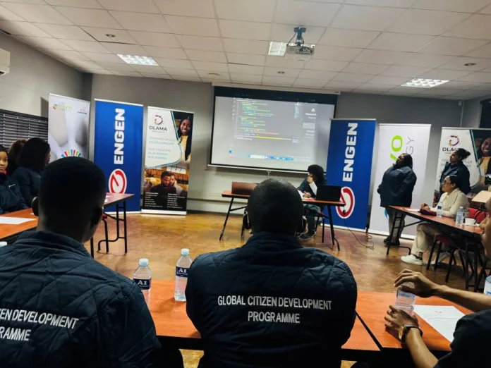 IMG_0308 Engen congratulates learners on completing first milestone of ICT Programme