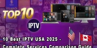 10 Best IPTV USA 2025 - Complete 4K IPTV Services Comparison Guide