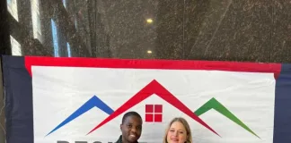 MMC Mlungisi Mabaso representing the Department of Human Settlements and Debbie Tagg Chairperson of the Reside Summit