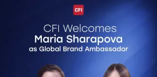 CFI Welcomes Maria Sharapova as Global Brand Ambassador