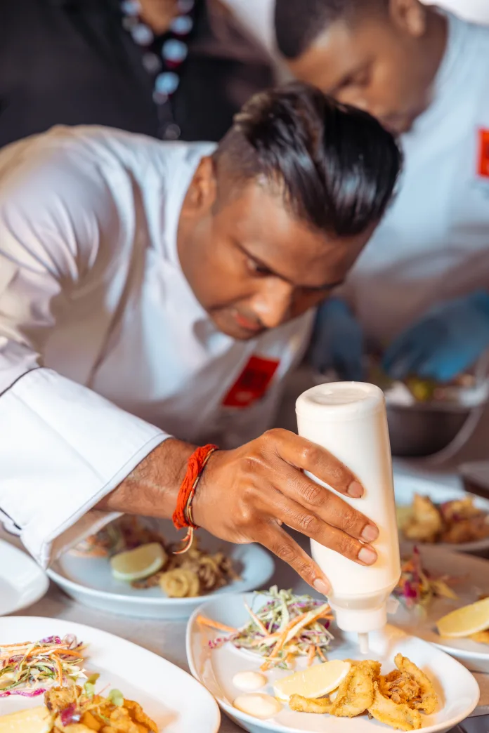 Radisson-Red-Keegan-Maistry-2 Keegan Maistry, executive chef at the Radisson Red Johannesburg-Rosebank, has let his creativity run wild in producing the hotel’s winter menu