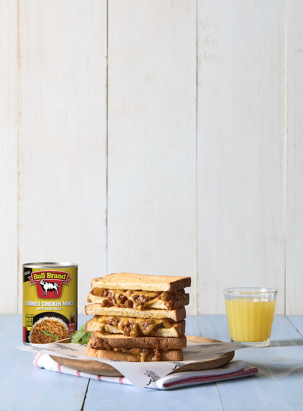 Curried Mince Toastie