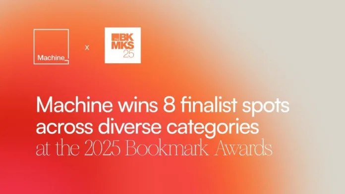 machine_-x-bm-25-s70 Machine wins 8 finalist spots across diverse categories at the 2025 Bookmark Awards