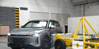 New OMODA C9 SHS scores five-star safety rating in latest Euro NCAP crash test evaluations