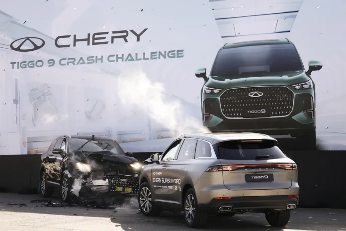 Chery-South-Africa-Tiggo-9-Crash2 Chery showcases safety leadership in landmark African crash test