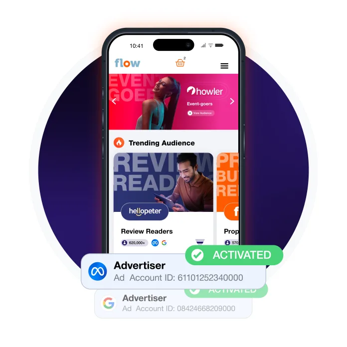 Shoppable audience marketplace
