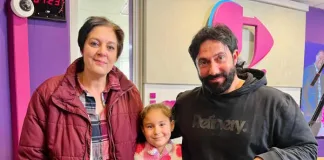 Martin Bester and 8-year-old Zelné Potgieter