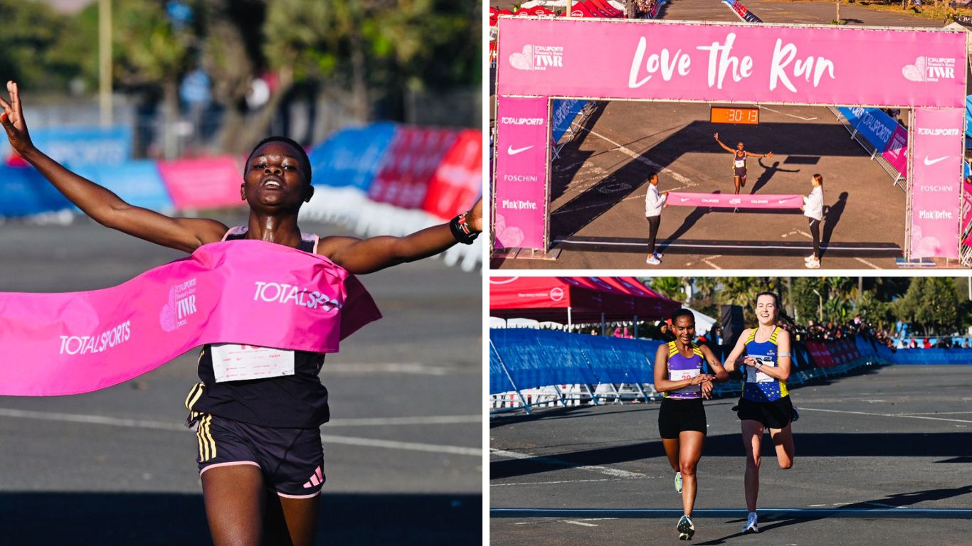 Kenya’s Christine Njoki successfully defended her Totalsports Women’s Race Durban title