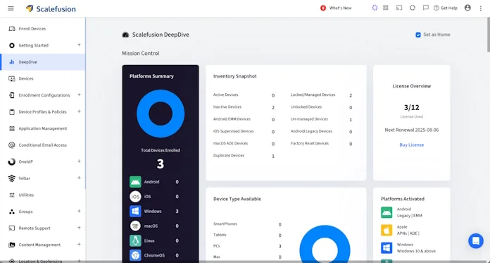 Scalefusion is the most flexible and best MDM tools available