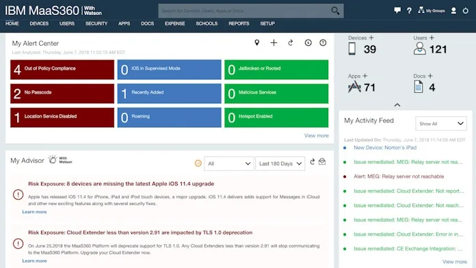 IBM MaaS360 is built with a security-first approach