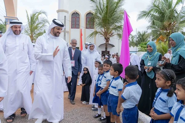 Sharjah Government Media Bureau Sultan bin Ahmed visits Al Rahma Village in Sri Lanka