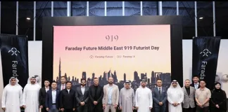Faraday Future Middle East Hosts First 919 Futurist Day and Exclusive FX SuperOne Preview – Official Launch Set for October