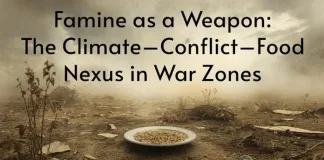 Famine as a Weapon: The Climate–Conflict–Food Nexus in War Zones