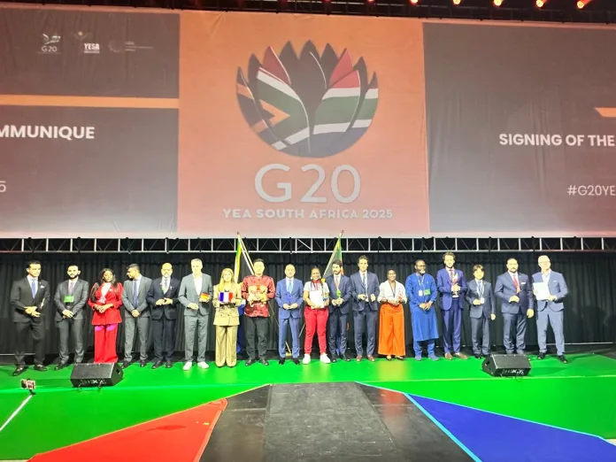 Global alliance for Young Entrepreneurs delivers resolutions to the South African G20 Presidency